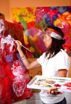 Photo of Artist Aurora Aguirre