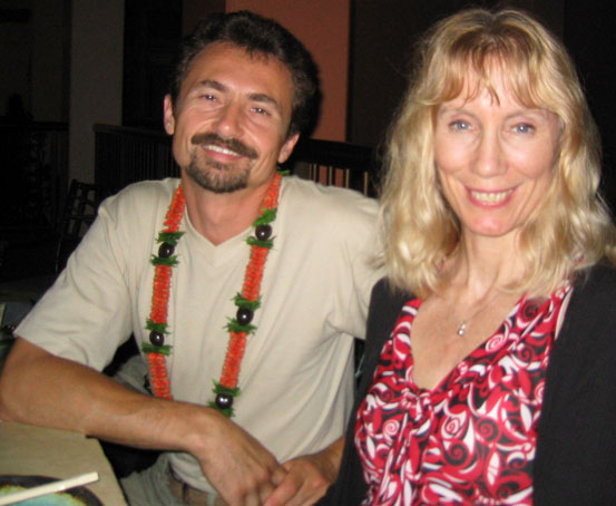 Victor Bregeda with Kim Jacoby